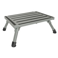 Rovin Aluminium Folding Steps with Folding Legs Rubber Feet No Nasty Slips