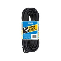 ARLEC 10A 2400W 15m Piggy Back Extension Lead Black