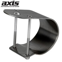 Axis BB76W UHF Antenna 76mm Wrap-Around Bull Bar Mount Bracket White S/Steel