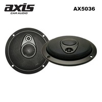 Axis AX5036 Car Audio 5inch 3-Way Slimline Speakers Pair 150W Black