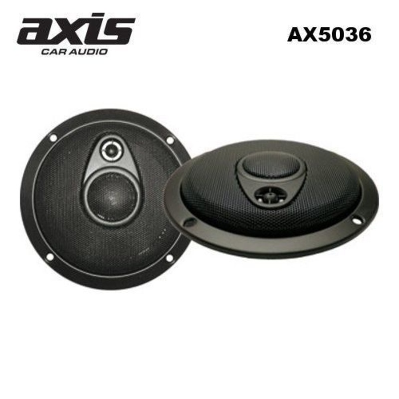 Buy Axis AX5036 Car Audio 5inch 3Way Slimline Speakers Pair 150W Black