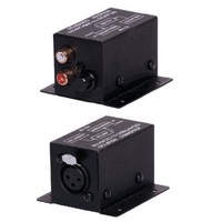 REDBACK 10dB Balanced to Unbalanced XLR-RCA Isolation Converter