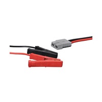 Powerhouse Battery Alligator Clamps 0.3m To Anderson Style Cable