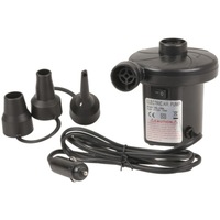 12V 3 Adaptors & 1.2m Power Lead with Cigarette lighter plug Inflator Air Pump Black