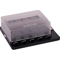 Blade Fuse Block Panel With LED 10 Fuse