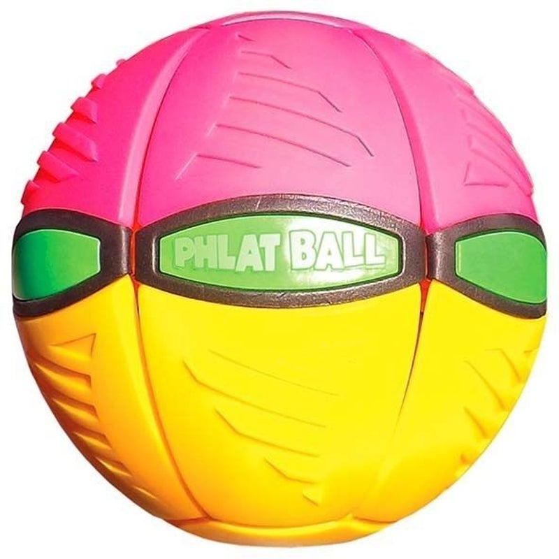 Phlat ball v4: Throw a disc and catch a ball with the phlat ball