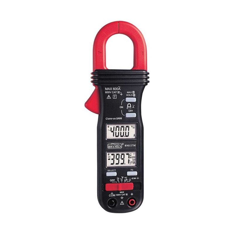 Buy CABAC CATIII 600V Dual Scale Clamp On Digital Multimeter MAX 600A ...