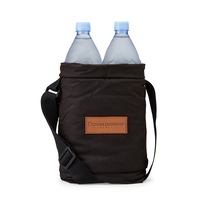 Maxi Drink Bottle Cooler oilskin Adjustable Shoulder Strap