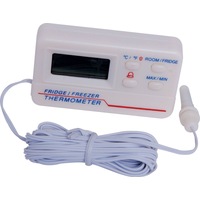 Digital Fridge and Freezer Thermometer External Sensor Medicine and Wine Racks