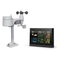 Digitech 150m Remote Sensor Moon Phase Digital Weather Station Color LCD Display