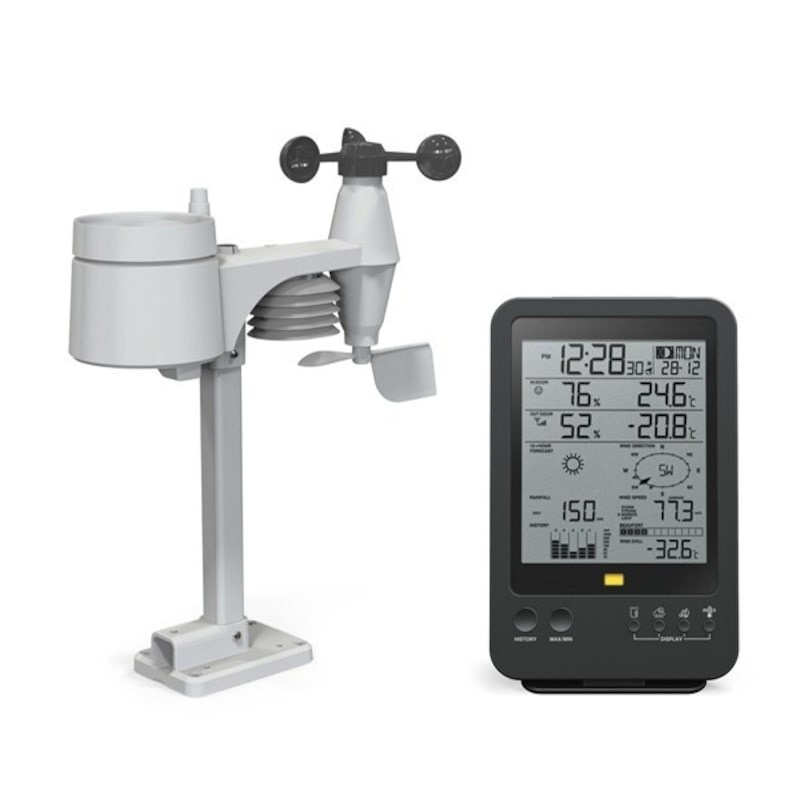 Digitech Digital Weather Station with Monochrome Display clear LCD ...