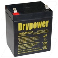 Drypower 12SB25WHR 12V 5Ah SLA Battery for Standby UPS Suit 12FGH23 12FGHL22