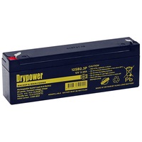 Drypower 12V 2.3Ah 27.6Wh Rechargeable Sealed Lead Acid Battery