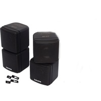 Dai-ichi LS32BK Dual Cube Pairs Surround Sound Four Cubes Attached In Pairs Black