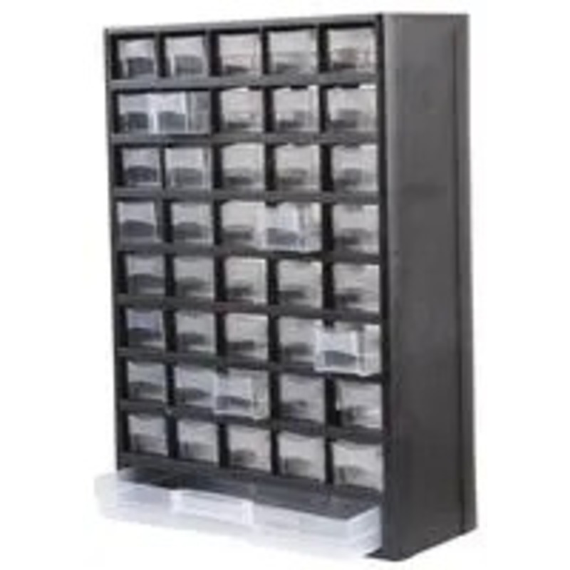 Buy Duratool 40 Compartment Parts Storage Case Wall and Desk