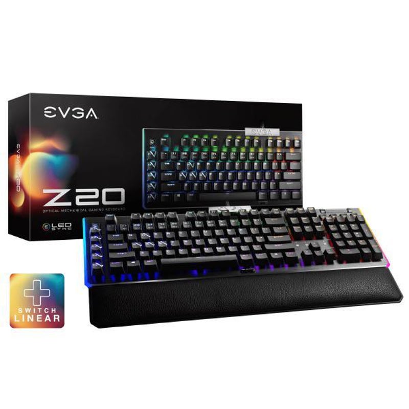 Buy EVGA Z20 RGB Optical Mechanical Gaming Keyboard, RGB Backlit LED