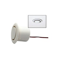 NESS 100-004 Flush Mount 12V Indoor Siren Streamer Piezo Alarm White