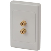 	Gold Screw Terminals on Large Wallplate x2