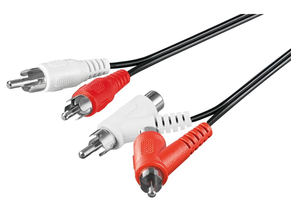 Goobay Plus 77337 stereo RCA-kabel 1,5 m / 2x RCA-stekker