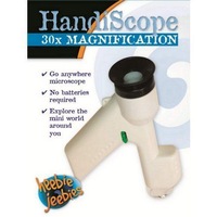 Heebie Jeebies HandiScope 30X Magnification Handheld Microscope