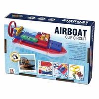 Heebie jeebies HJ-0030 Clip Circuit Airboat Educational Electronic Boat Kit