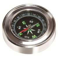 Heebie jeebies 2.5inch Diameter Pocket Compass Stainless Steel