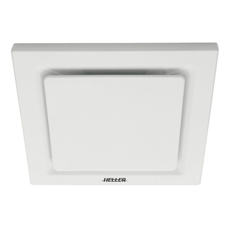 Buy Heller 200mm White Ducted Exhaust Fan Laundry Bathroom Ventilation