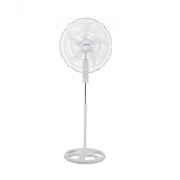 Heller H50PF 50W Cooling Home-Office Pedestal Fan White 50cm