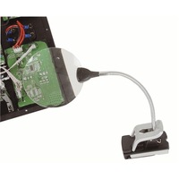  2x Main Lens and 5x Insert Lens Illuminated Gooseneck Desk Stand Magnifier