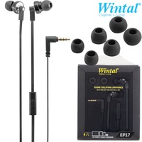 Wintal EP17 In Ear Sound Isolating Earphone with Mic 3.5mm L-shape Connector 