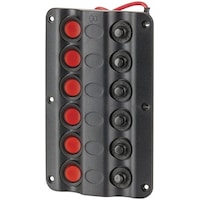 Marine Switch Panels with Circuit Breakers rocker switches have 4.8 QC tabs
