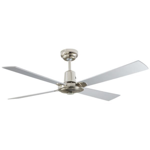 MARTEC Four Seasons Alpha 1220mm 4 Blade Ceiling Fan Only Brushed Nickel