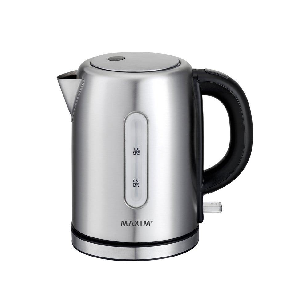 Maxim 1L Small Stainless Steel 2200W Electric Cordless Kettle Jug MKPK1S-NEW