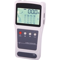 Network and Coaxial Cable Length Tester With Probe Includes USB charging lead