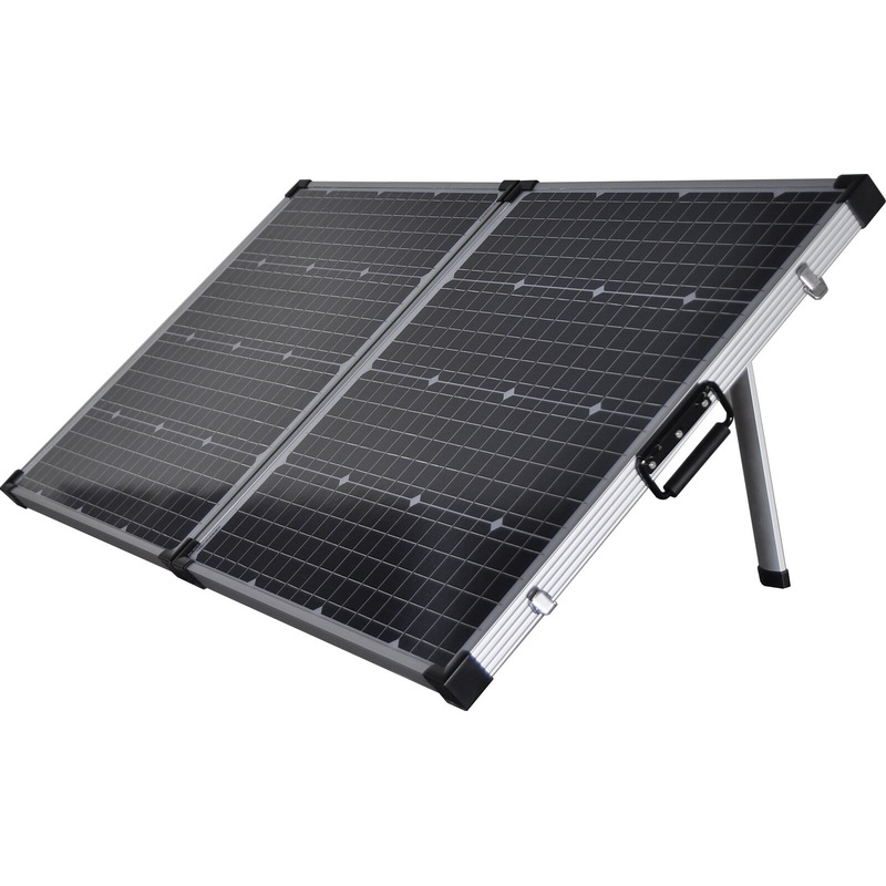 Buy Powerhouse 130W 12V Folding Portable Solar Panel Carry Bag Included ...