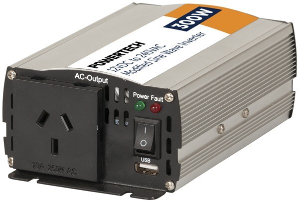 Buy Powertech Modified 300W 12VDC to 240VAC Sinewave Inverter Quick ...