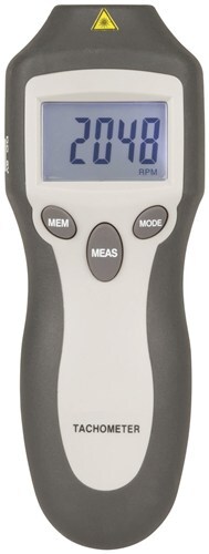 Protech Min Max Memory Non Contact Fast & Accurate RPM LCD Digital Tachometer
