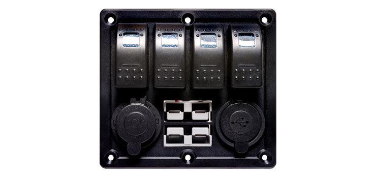 S2752 Switch Panel with USB Anderson Car Accessory Socket Unbranded Australia