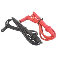 CAT-III 1000V Safety Right angle 4mm Test Lead Set Red and Black pair