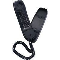 UNIDEN FP1100 Telephone Slimline Wall & Desk Mountable Corded Phone Black 