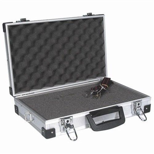 Small Aluminium Case with Foam Insert Camera Video Case Carry Strap