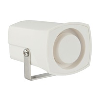 Nextech Small 12V Tweetie Pie Siren little piezo screamer emits 105dB wail White
