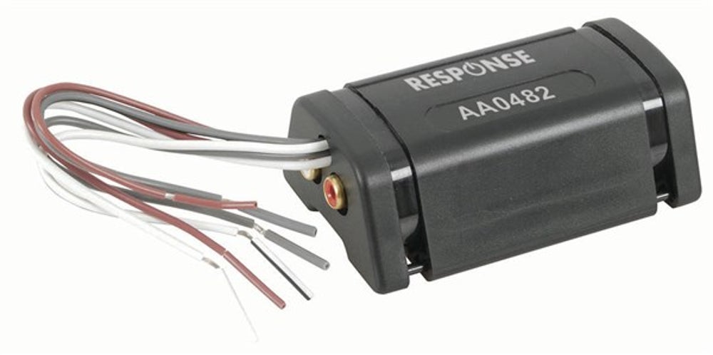 Response Speaker Level Line 12.0v Required Voltage RCA Flyleads Socket Converter