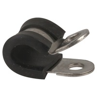 Tridon 304 grade Stainless Steel P Clamp 10mm 10 Pack Protect Mounted Item