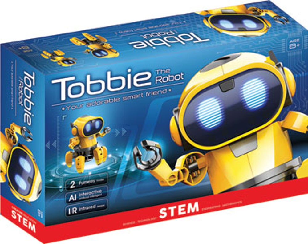 Stem Tobbie the Robot Kit Explore Mode Spin Any Direction Follow Me Mode