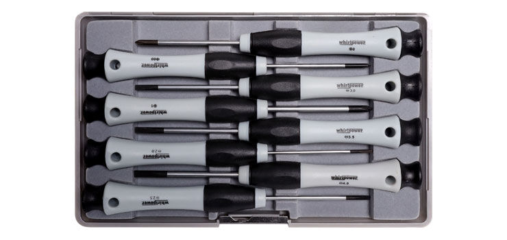 T2187A 8 Piece Mini Phillips Flat Blade Screwdriver Set  Australia
