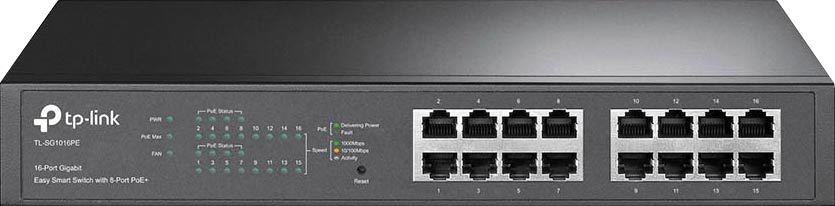 Tp Link TL-SG1016PEP 16 Port Gigabit PoE Switch Supports PoE power ports
