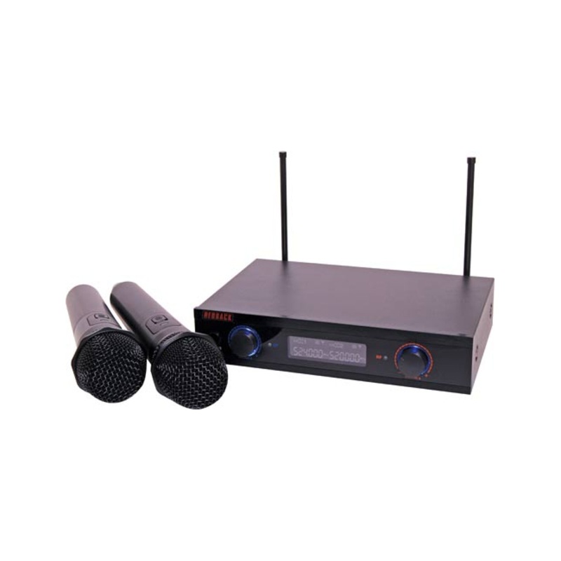 Buy Redback UHF Wireless Microphone System 2 Ch With Two Handheld Mics
