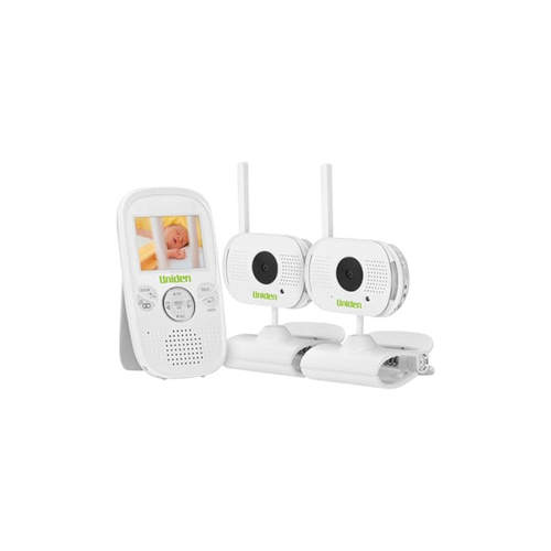 Uniden BW3002 Baby Video Monitor System 2.3inch Twin Camera Temp Display 