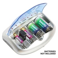 Vanson Universal Fast Charger Fully Automatic & Protected Car & Mains Adaptors Included